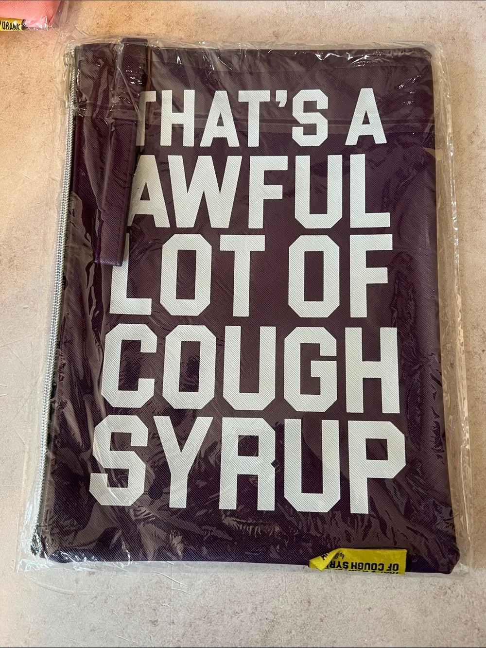That’s A Awful Lot of Cough Syrup Money Bags. Pink, Purple or Red.